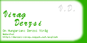 virag derzsi business card